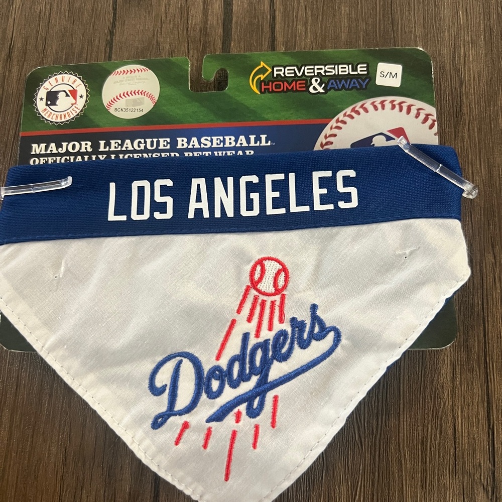 Pets First Dodgers Blue Pet Bandana